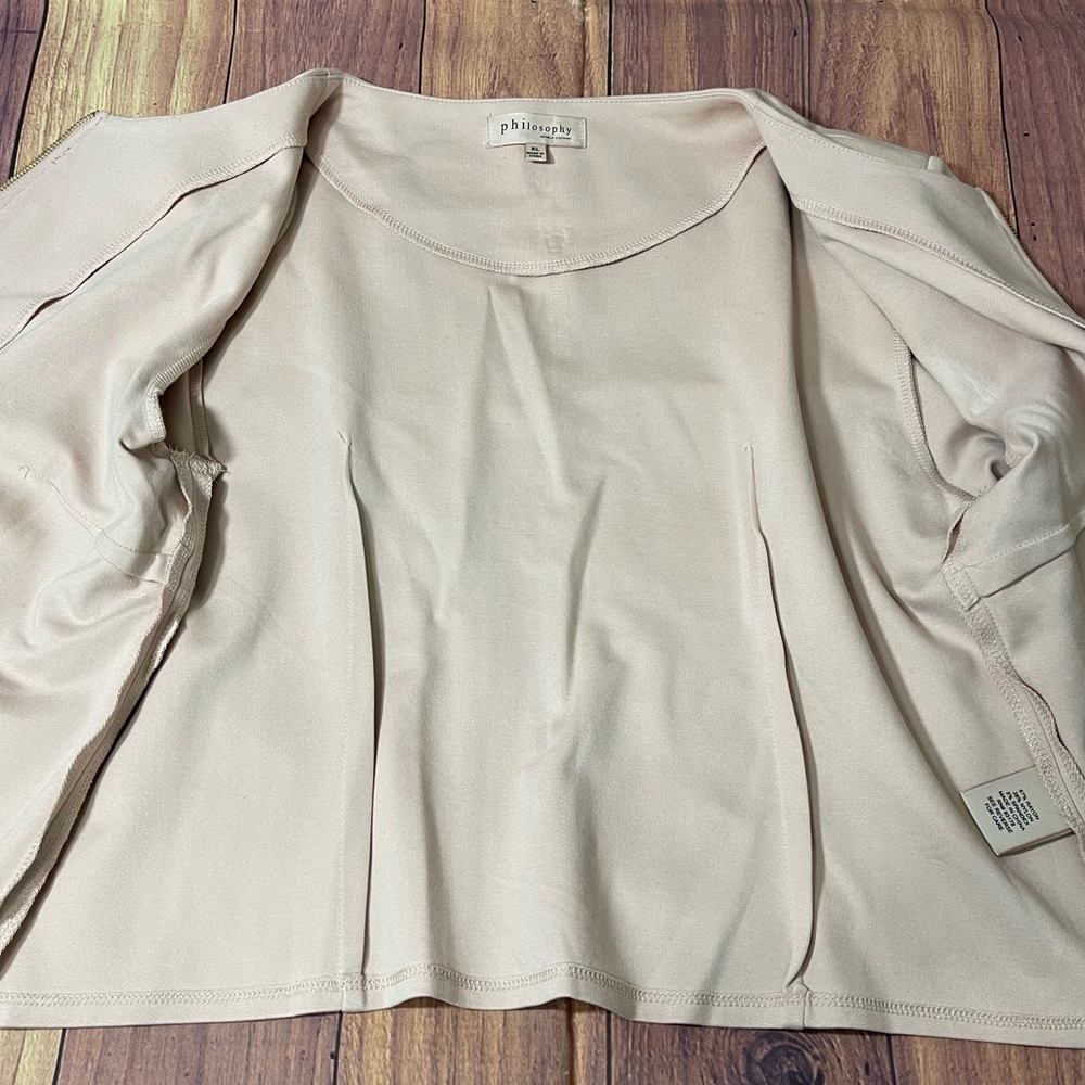 Anthropologie Philosophy Full Zipper Sweater Jacket - Picture 11 of 13
